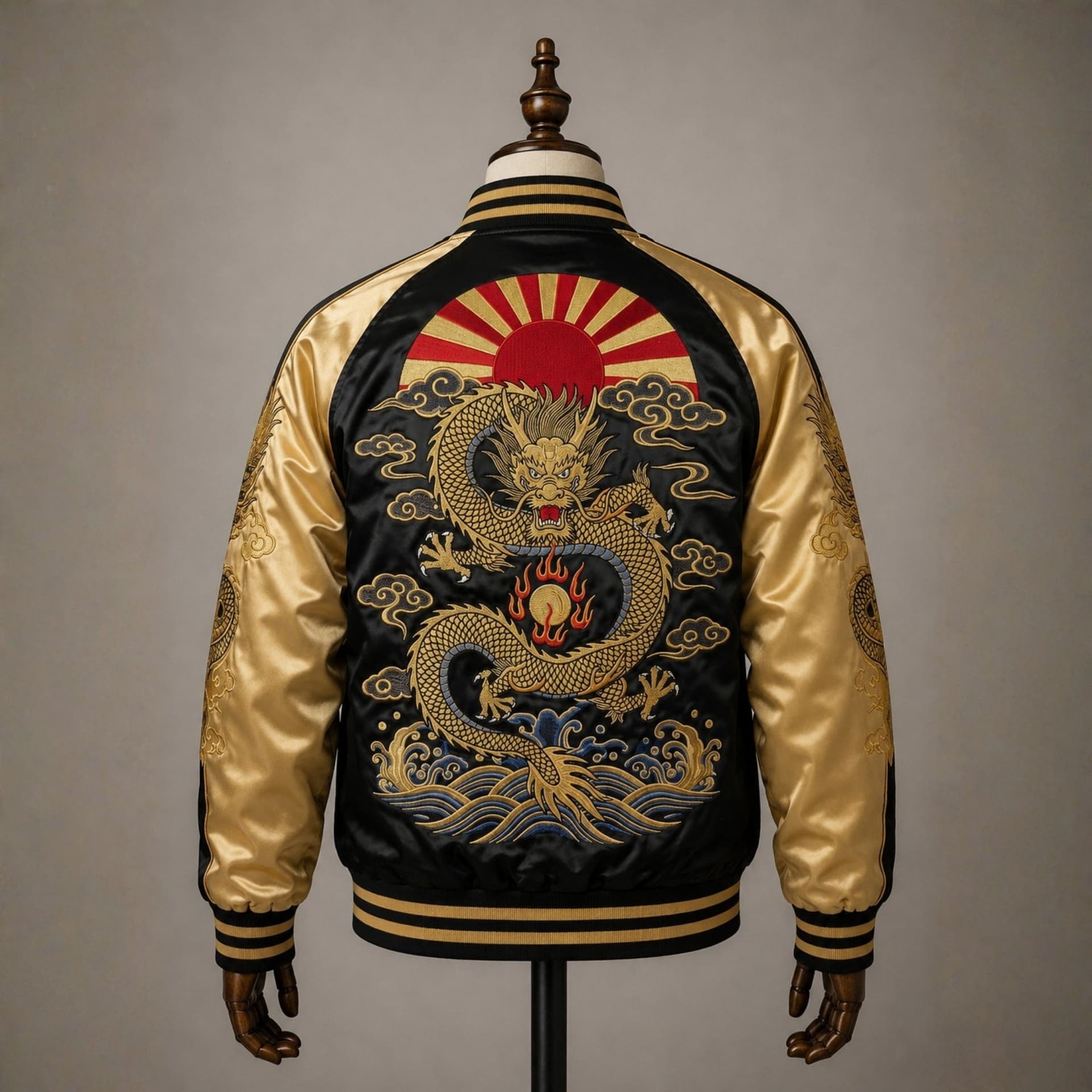 Kinryu Rising Sun Sukajan Jacket