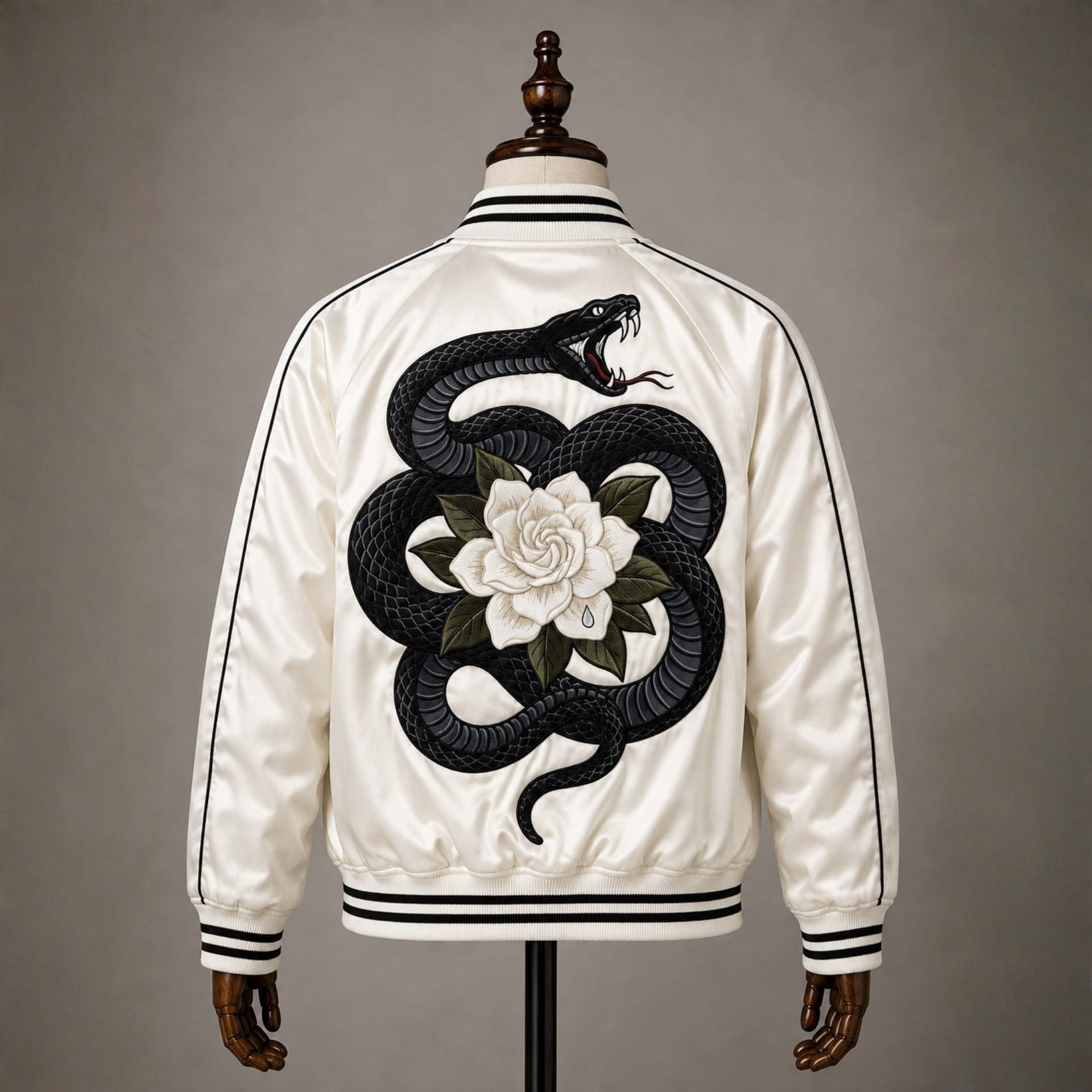 Kurohebi Serpent Rose Sukajan Jacket