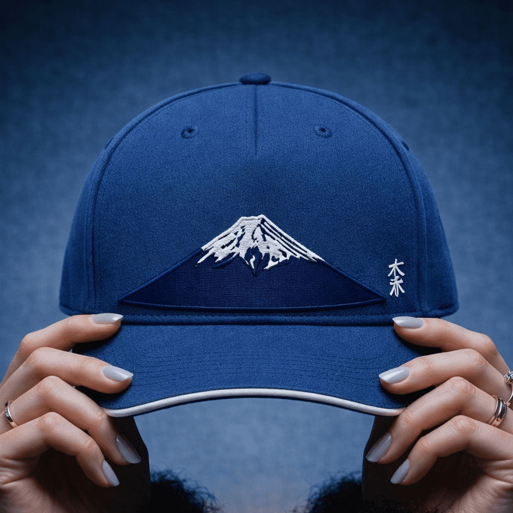 Mount Fuji Embroidered Baseball Cap