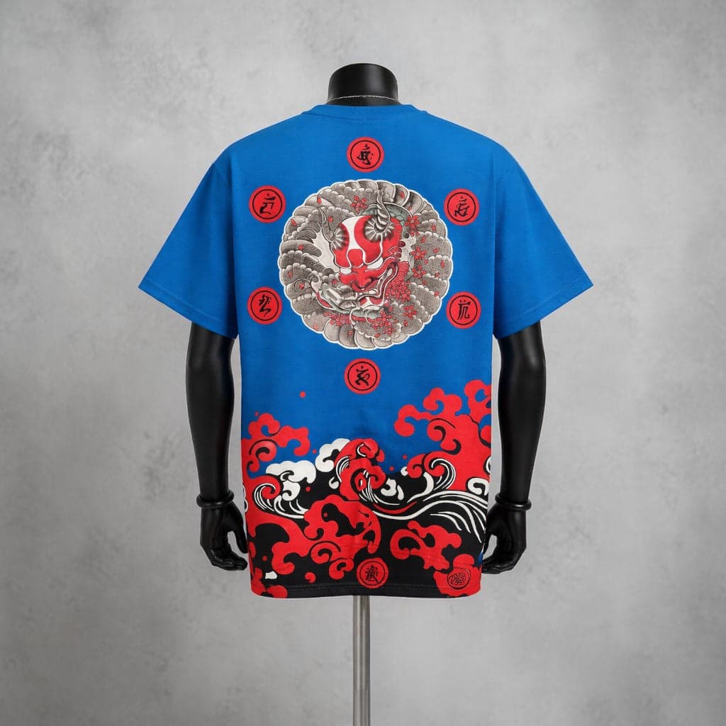 Oni Mask Japanese Streetwear T-Shirt