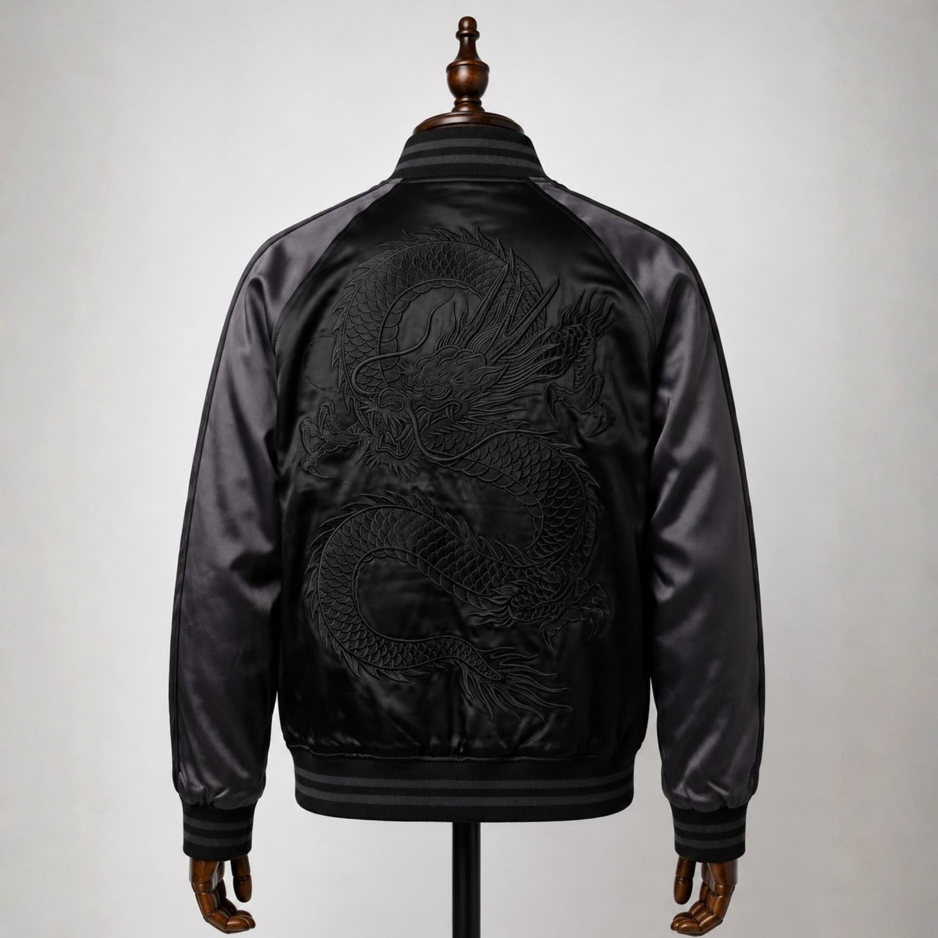 Onyx Dragon Sukajan Bomber Jacket