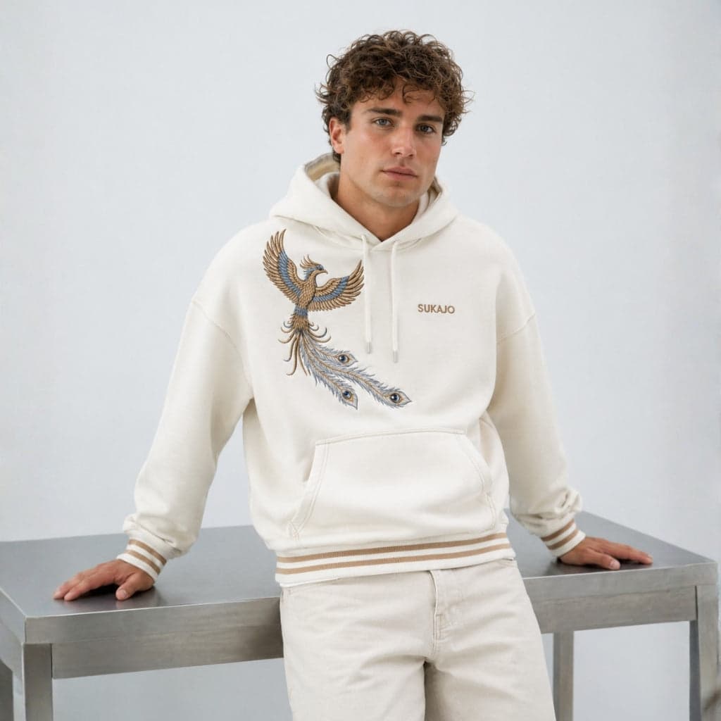 Phoenix Embroidered Hoodie