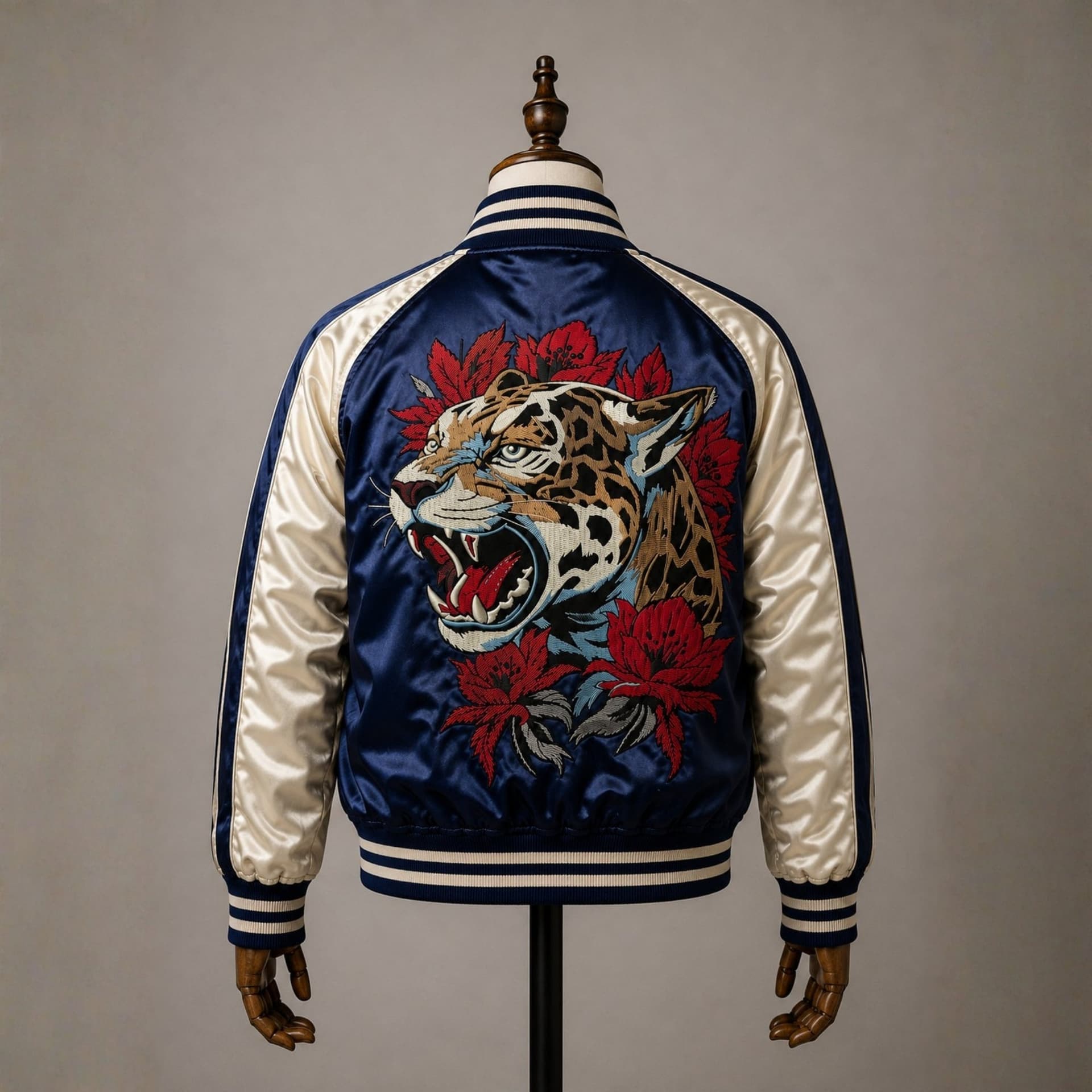 Raikō Tiger Bloom Sukajan Jacket