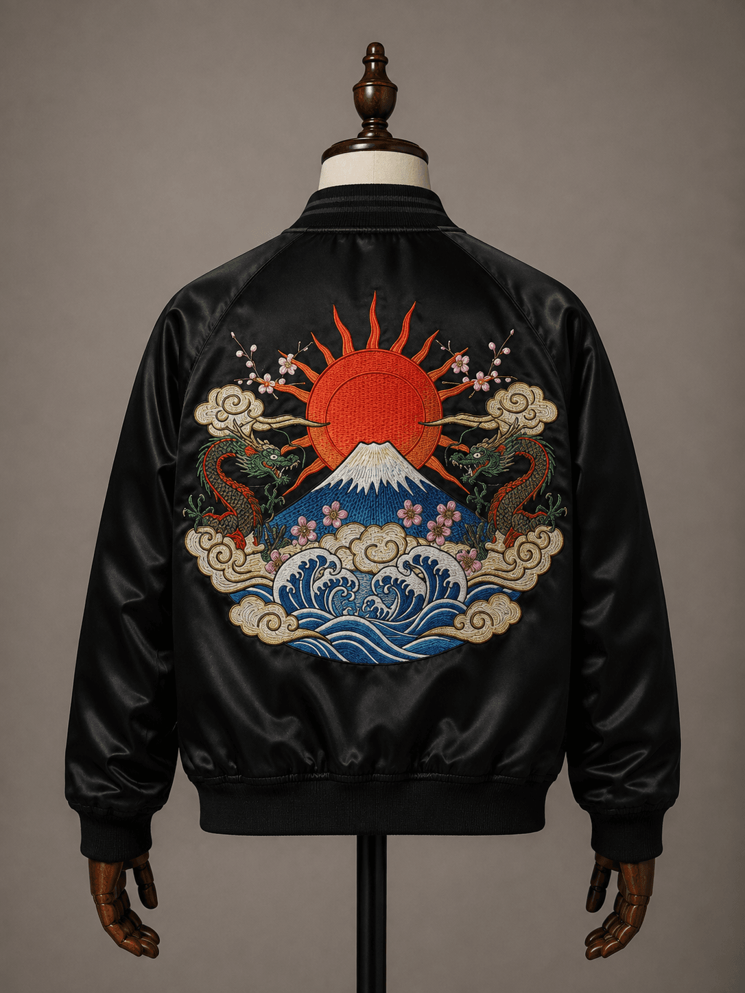 Sakura Fuji Sukajan Bomber Jacket